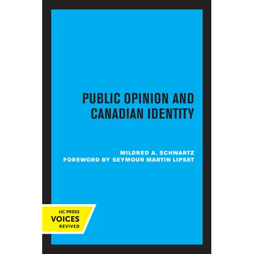 Public Opinion and Canadian Identity - Paperback