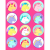 Unicorn Sticker Album For Girls: 100 Plus Pages For PERMANENT Sticker Collection, Activity Book For Girls, Pink - 8.5 by 11 - Paperback