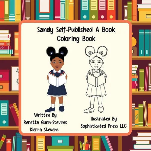 Sandy Self Published a Book Coloring Book - Paperback