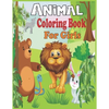 Animal Coloring Book For Girls: 40 cute animal designs to color - Stress Reliving Patters for cute girls - Paperback