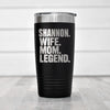 Personalized Stainless Steel Tumbler - 20 oz Double Wall Insulated Drinkware