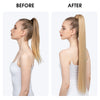 Synthetic Straight Ponytail Hair Extension Clip in
