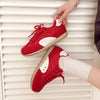 Women's Platform Lace-Up Sneakers | German Trainer Style Height-Increasing Casual Shoes | EU 36–40
