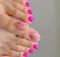 Acrylic Press Toe Nails