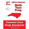 North Carolina 3rd Grade Math Test Prep: Common Core State Standards - Paperback