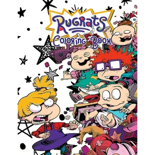 Rugrats Coloring Book: +45 Amazing Rugrats Coloring pages for Kids and Adults, +45 Wonderful Drawings - All Characters ( Original Design ) - Paperback