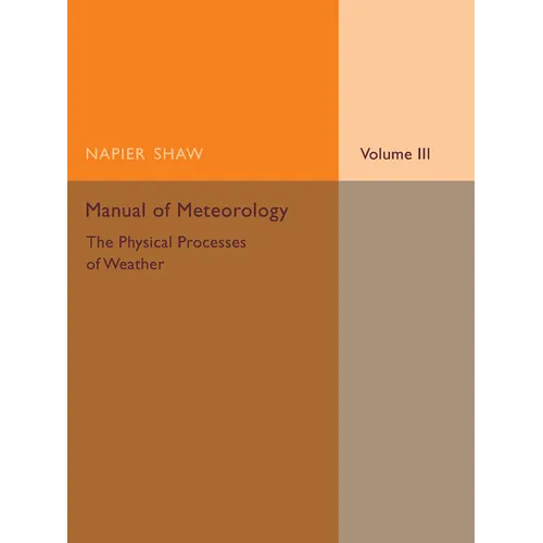 Manual of Meteorology - Paperback