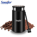 Mini Electric Coffee Grinder Maker Beans Mill Herbs Nuts Stainless Steel 220V