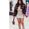 Fashion Fox Fur Winter Coats Vests