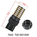 GZKAFOLEE 1pcs 2800LM 7440 7443 Bulb No Error Free T20 W21W W21/5w LED WY21W LED Bulbs Car Brake Reverse Light Lamp Turn Signal