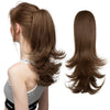 Synthetic Claw Clip in Ponytail Hair Extensions Hairpiece 14"