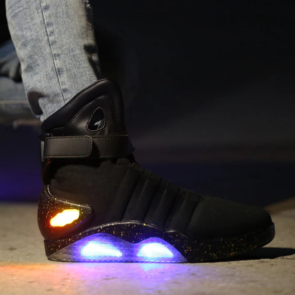 Skateboarding Shoes USB Rechargeable Glowing Shoes