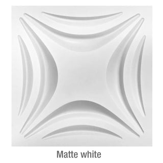 Buy w-matte-white 30x30cm  Non-Self-Adhesive 3D Wall Sticker