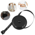 1.5m 60inch Black Double Sided Measuring Tape Auto Retractable