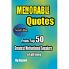 Memorable Quotes: From Top 50 Greatest motivational Speakers of all time - Paperback