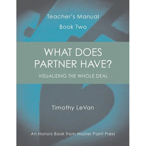 What Does Partner Have?: Teacher's Manual Book Two - Paperback
