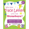 Why Not Trace Letters with the Monsters? (Level 2) - Uppercase Letters, Lowercase Letters: Black and White Version, Lots of Practice, Cute Images, Age - Paperback
