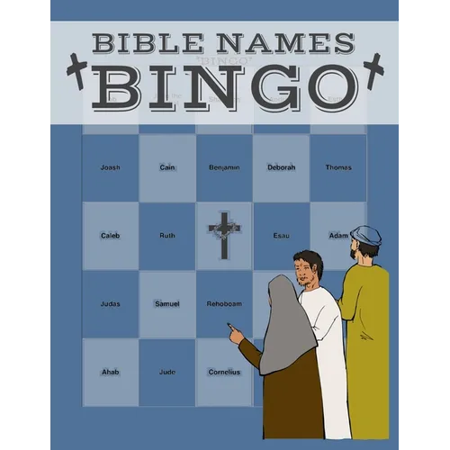 Bible Names Bingo Game Book: Youth Group Sunday School Church Group Christian Party Game - Paperback