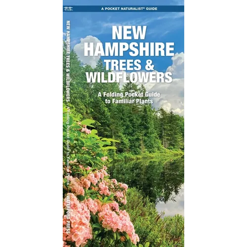 New Hampshire Trees & Wildflowers: A Folding Pocket Guide to Familiar Plants - Hardcover