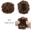 LARGE Comb Clip in Curly Hair Extension