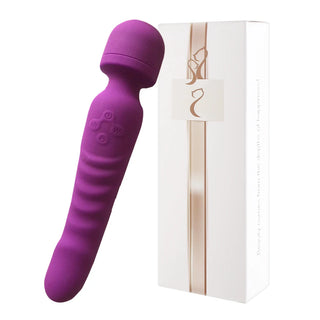 Buy purple-box Heating Powerful Magic Wand Vibrator