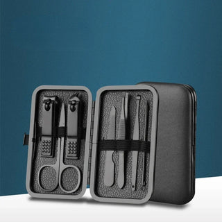 Buy 7pc-black Stainless Steel Nail Clipper Set