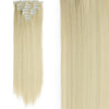 22Inch Long Straight Wavy Hair Extension 7Pcs/Set 16 Clips