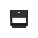 Nightstand Viliigili , One Drawer -Black