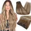 Double Weft Hair Extensions Human Hair for Woman