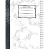 Graph Paper Composition Notebook: 110 Pages - Quad Ruled 4x4 - 8.5" x 11" Marble Large Notebook with Grid Paper - Math Notebook For Students - Paperback