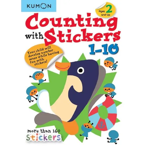 Kumon Counting with Stickers 1-10 - Paperback