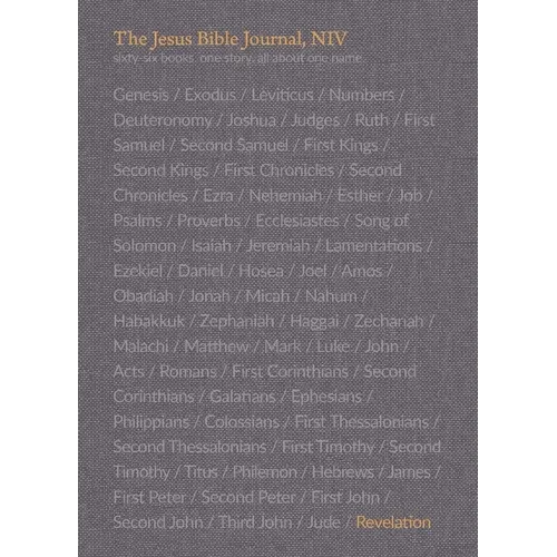 The Jesus Bible Journal, Revelation, Niv, Paperback, Comfort Print - Paperback