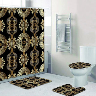 Buy 4pcs-set9 Modern Geometric Shower Curtain Set