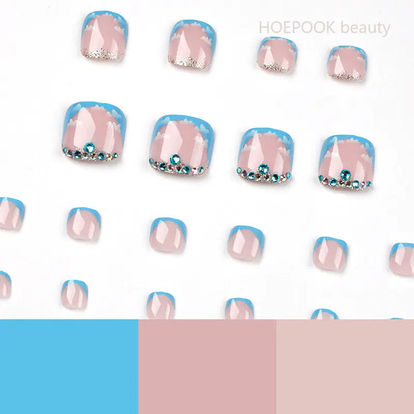 Acrylic Press Toe Nails