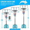 Kids Basketball Hoop Adjustable 5.6-7ft with Wheels