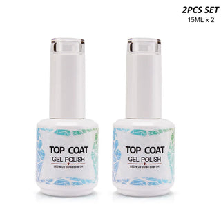 Buy 2pcs-15ml-top-coat Gel Nail Polish Kit