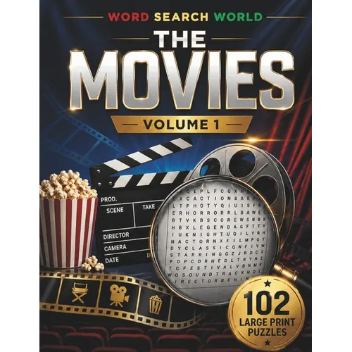 Word Search World: The Movies - Volume 1: 102 Word Search Puzzles for all ages in large print! - Paperback