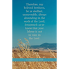 General Worship Bulletin: Be Ye Stedfast (Package of 100): 1 Corinthians 15:58 (Kjv) - Paperback