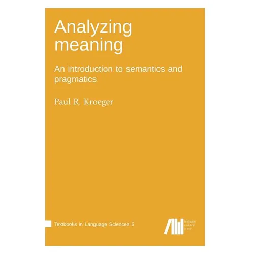 Analyzing meaning - Paperback