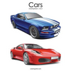 Cars Coloring Book 1, 2 & 3 - Paperback