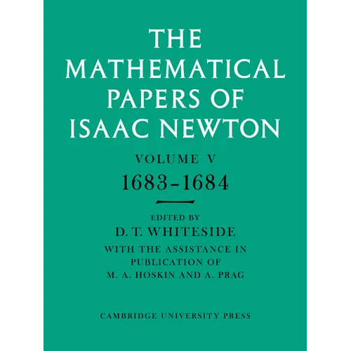 The Mathematical Papers of Isaac Newton: Volume 5, 1683 1684 - Paperback