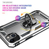 iPhone 13  Case With Kickstand, Heavy Duty Military Grade Protection Phone Case, Built-In 360° Rotate Ring Stand, Shockp