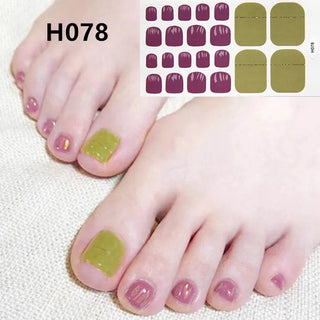 Buy h078 22Tips/Sheet Toenail Sticker