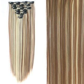 Buy 12h613 22Inch Long Straight Wavy Hair Extension 7Pcs/Set 16 Clips