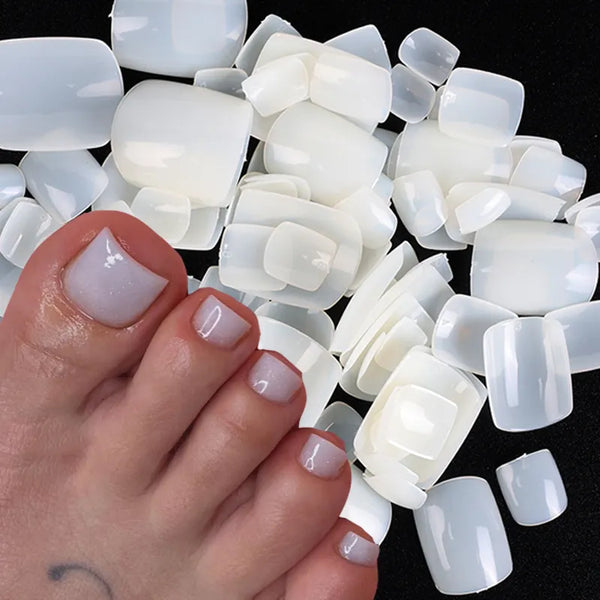 Square False Toe Nails