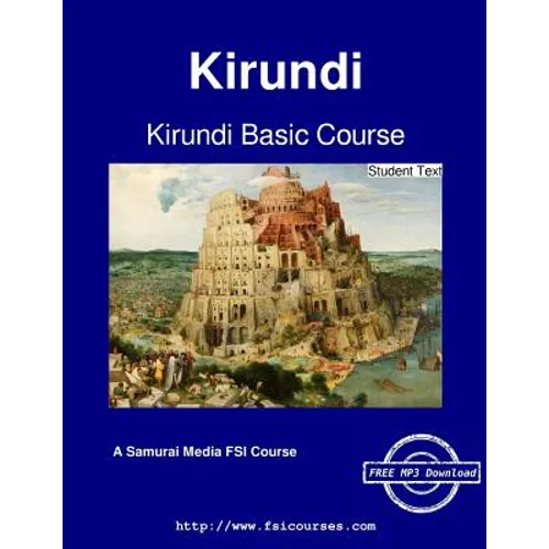 Kirundi Basic Course - Student Text - Paperback