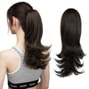 Synthetic Claw Clip in Ponytail Hair Extensions Hairpiece 14"