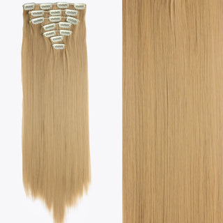 Buy 18 22Inch Long Straight Wavy Hair Extension 7Pcs/Set 16 Clips