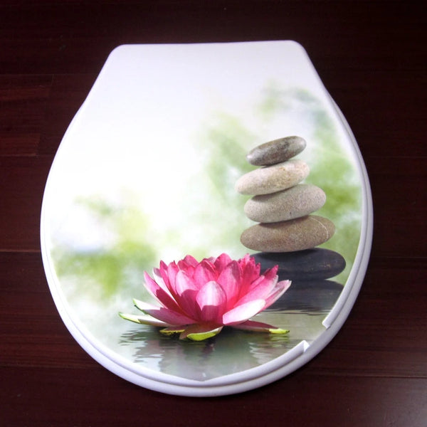 Lotus Toilet Lid Cover