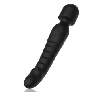 Buy black-no-box Heating Powerful Magic Wand Vibrator